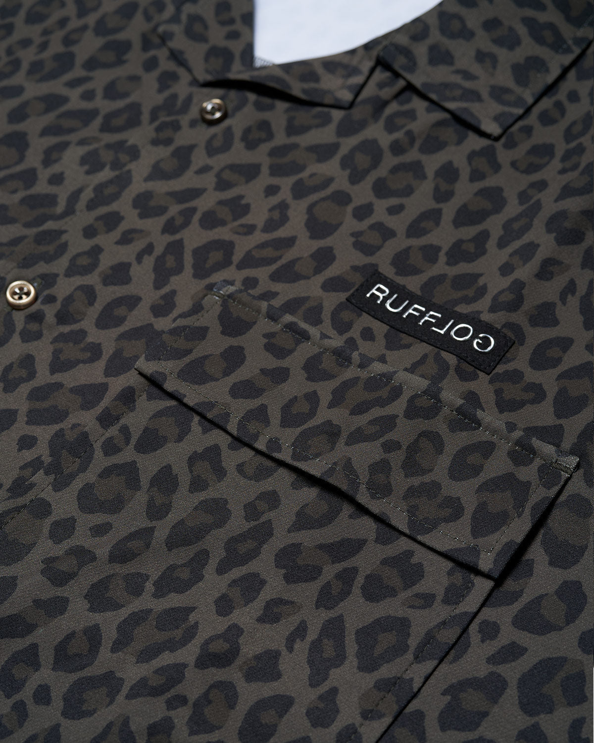 Stretch Leopard Shirt Yellow Leopard – RUFFLOG