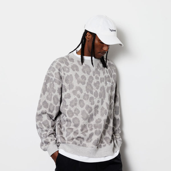 Primary Logo Leopard AOP SW Crew v3