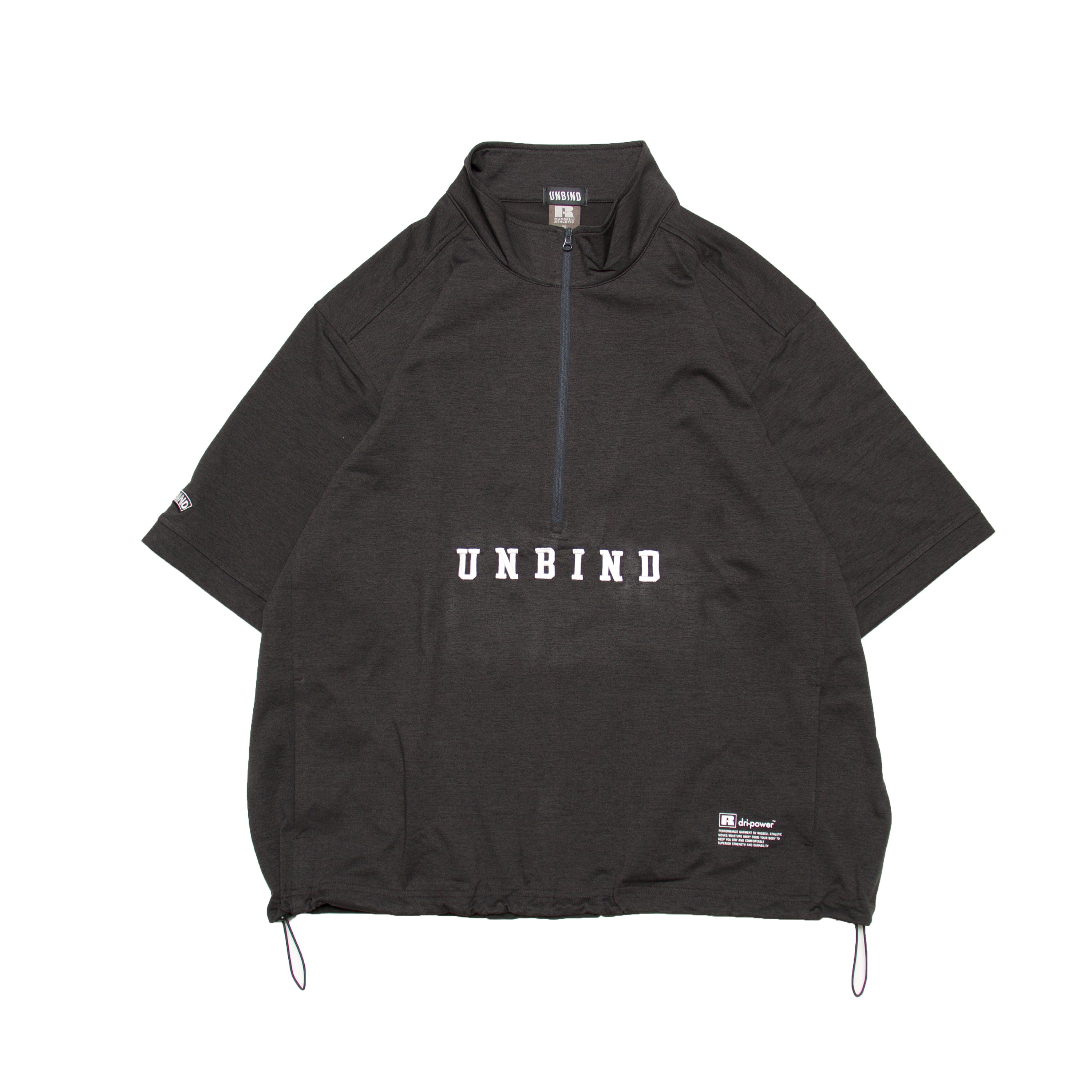 STRETCH ZIP UP SHIRT CHARCOAL – RUFFLOG