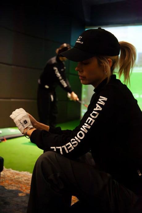 [WOMEN] Cph/Golf LOGO LS MOCK NECK TEE