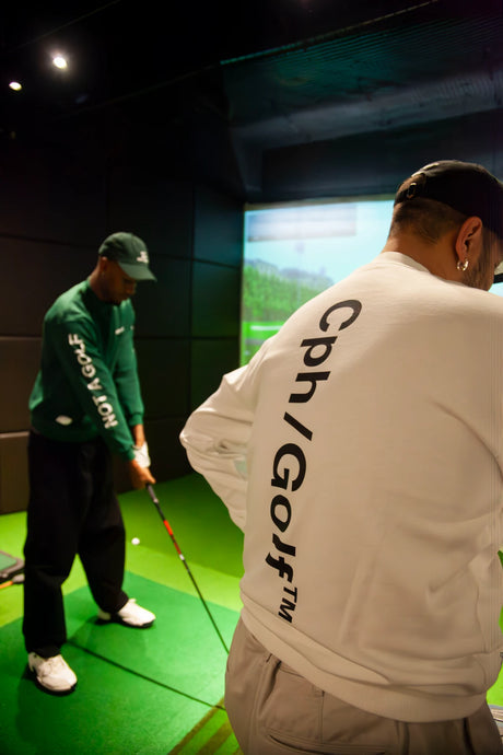Cph/Golf LOGO LS MOCK NECK TEE