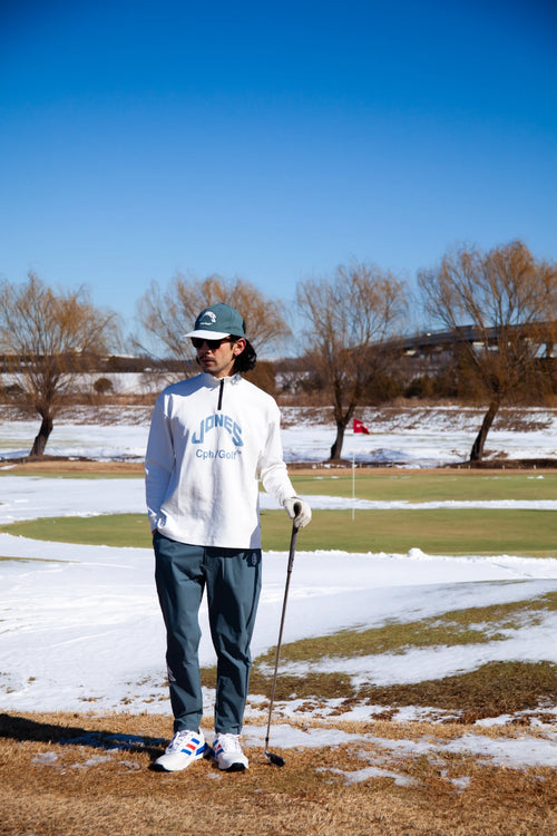 Cph/Golf × JONES  LS MOCK NECK TEE