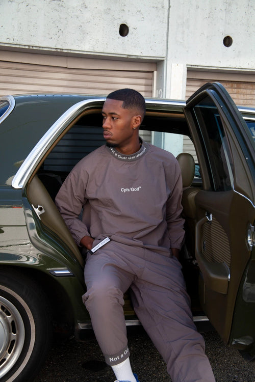 JACQUARD RIB ADJUSTABLE JOGGER PANTS