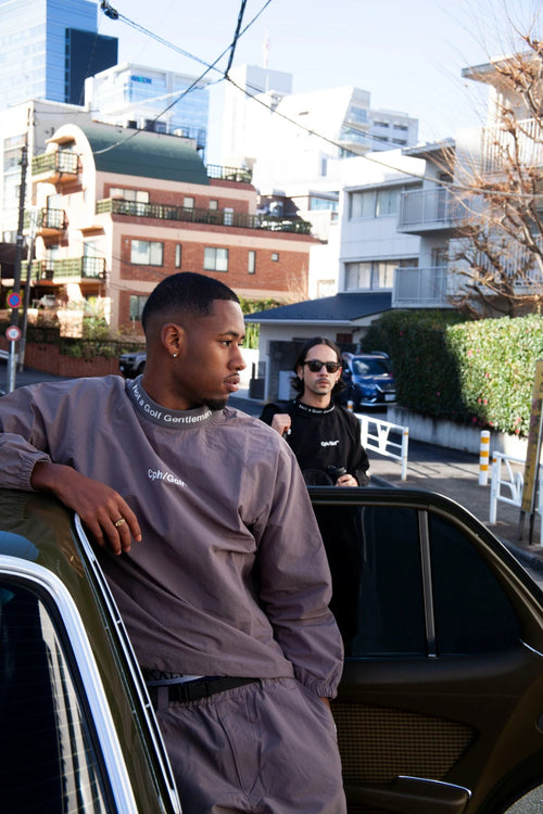 JACQUARD RIB ADJUSTABLE JOGGER PANTS