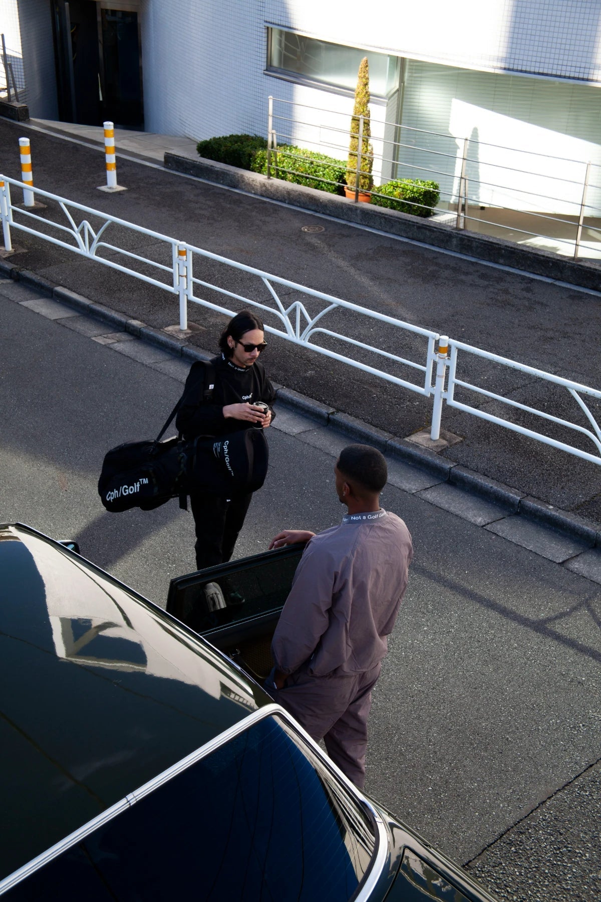 JACQUARD MOCK NECK WIND BREAKER｜若年層向けゴルフアパレル セレクト