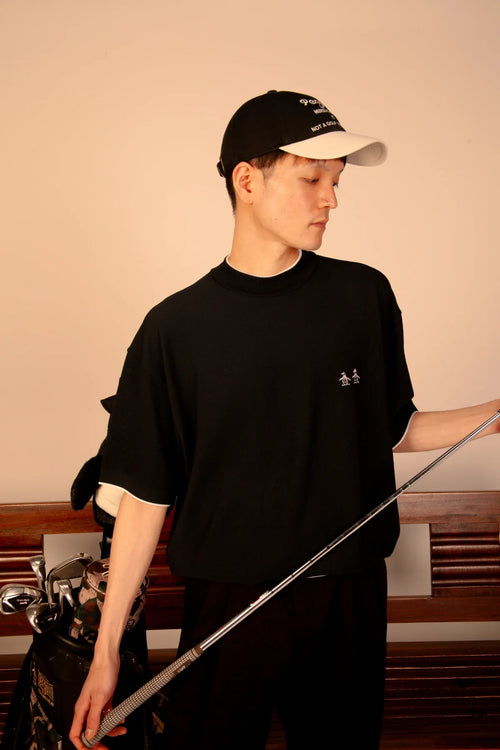 PENGUIN BY Cph/Golf MOCK NECK KNIT