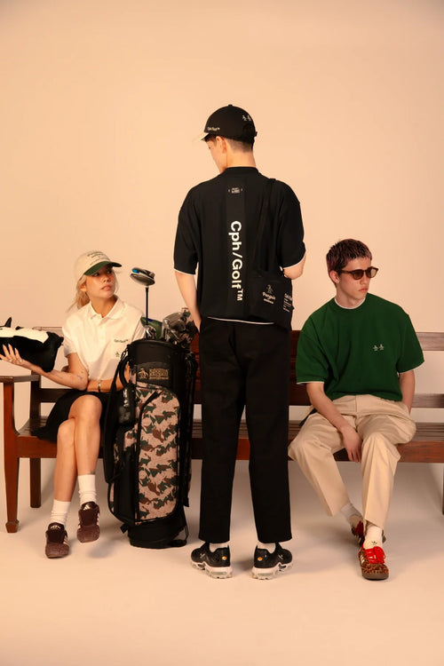 PENGUIN BY Cph/Golf MOCK NECK KNIT