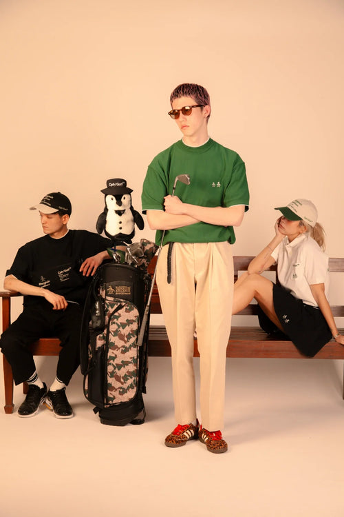 PENGUIN BY Cph/Golf MOCK NECK KNIT