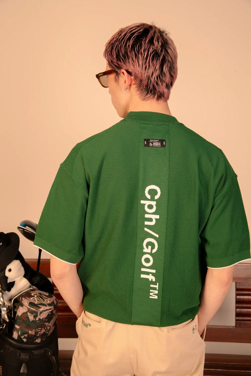 PENGUIN BY Cph/Golf MOCK NECK KNIT