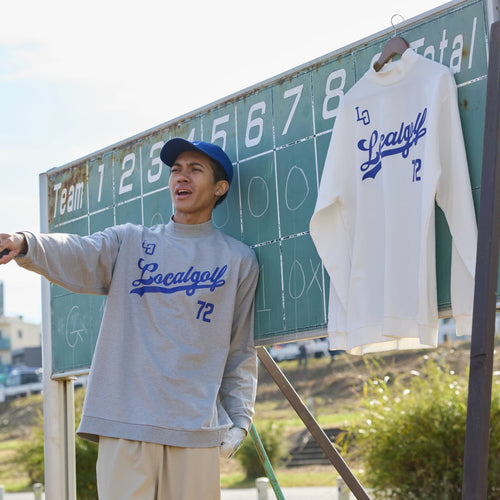 B.B MOCKNECK L/S SHIRT Gray