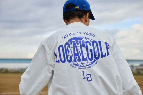 B.B MOCKNECK L/S SHIRT White