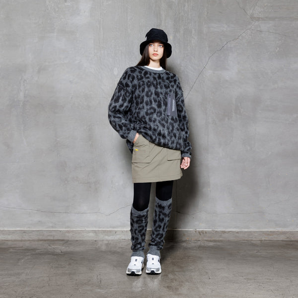 Mohair Knit Leg Cover