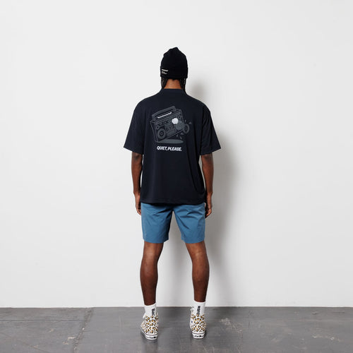 Boom Box Back Print Mock Neck S/S_511-12007