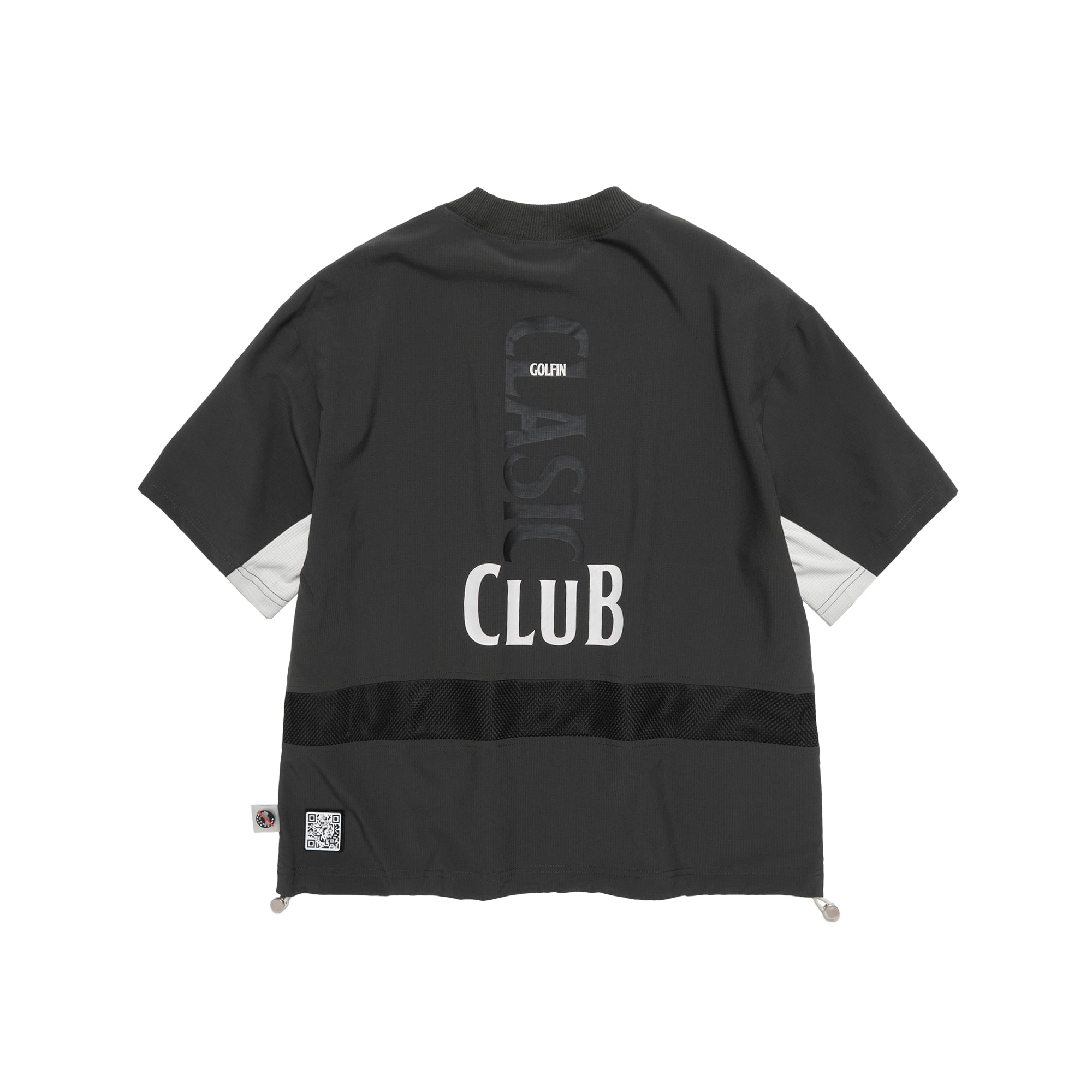 RUFFLOG. ブラック ジップアップシャツ VERTICAL LOGO MOCK NECK SHIRTS BLACK – RUFFLOG