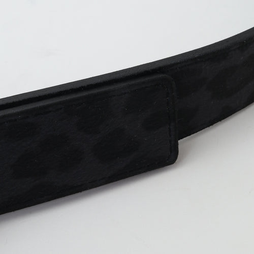 Pin Buckle AOP Belt Leopard BLACK LEOPARD