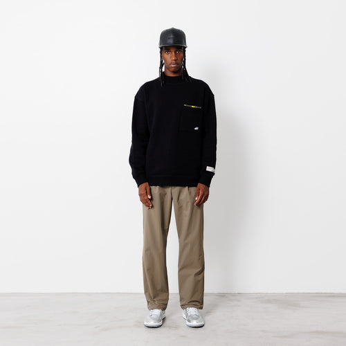 Primary Logo SW Mock Neck BLACK