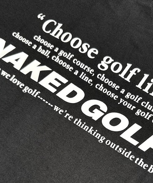 "Choose golf life" Airy mock neck tops