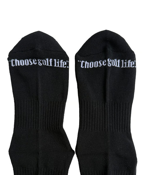 ”Choose NAKED GOLF” socks