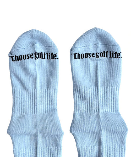 ”Choose NAKED GOLF” socks