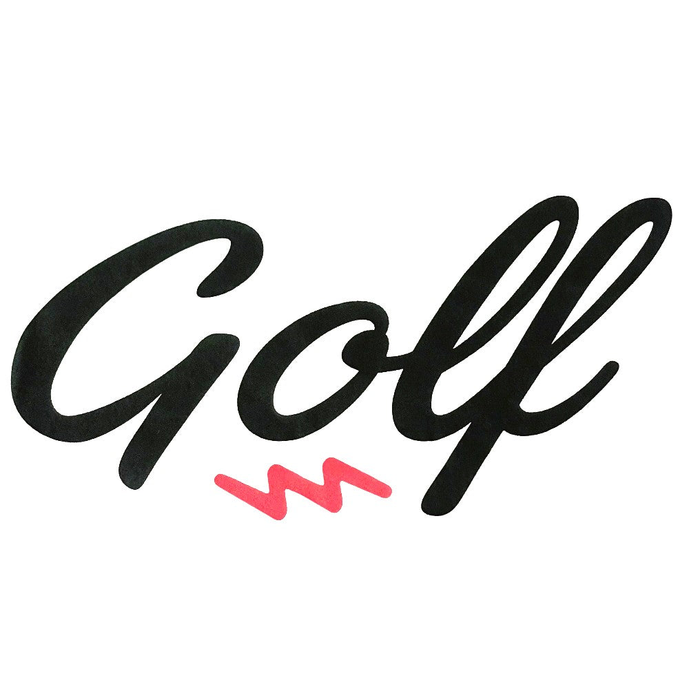 GOLF LOGO DRY CROSS COLLAR MOCK NECK S/S TEE｜若年層向けゴルフ
