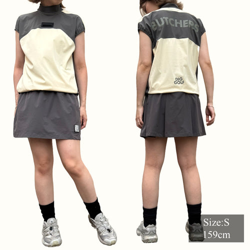 〈WOMEN〉Ice Jersey Back Pleats SK