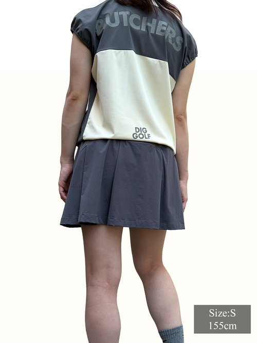 〈WOMEN〉Ice Jersey Back Pleats SK