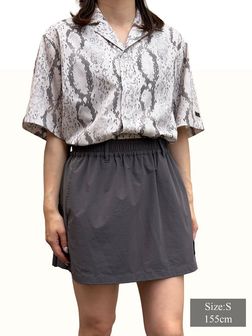 〈WOMEN〉Ice Jersey Back Pleats SK