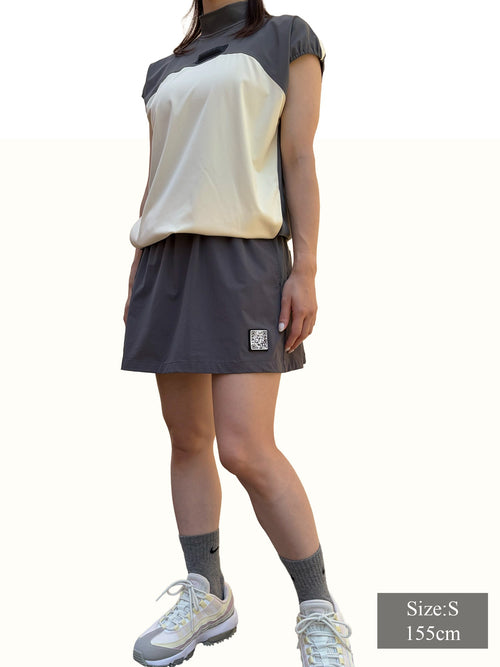 〈WOMEN〉Ice Jersey Back Pleats SK