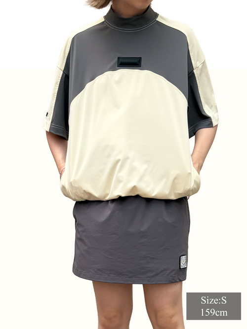 〈WOMEN〉Ice Jersey Back Pleats SK