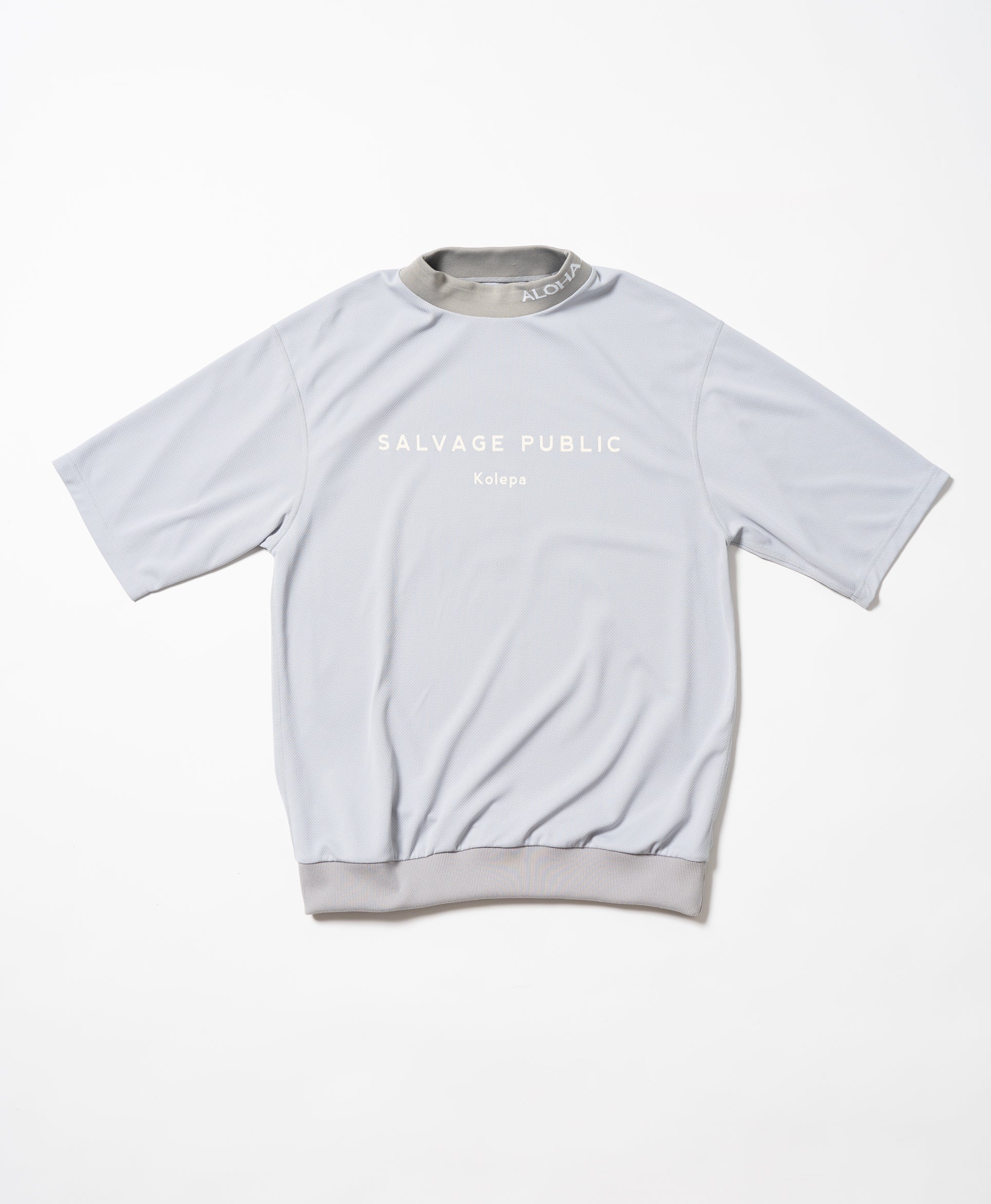 今期　ラフロッグ　RUFFLOG MOCK NECK ホワイト COMFORT STRETCH L/S MOCK TEE – RUFFLOG