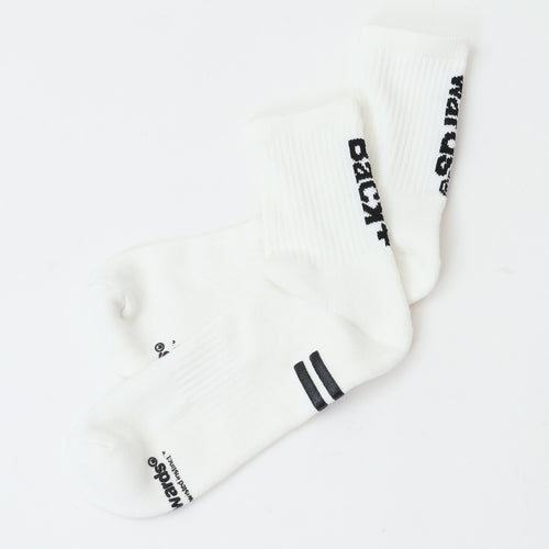 Logo JQ Coolmax Socks WHITE