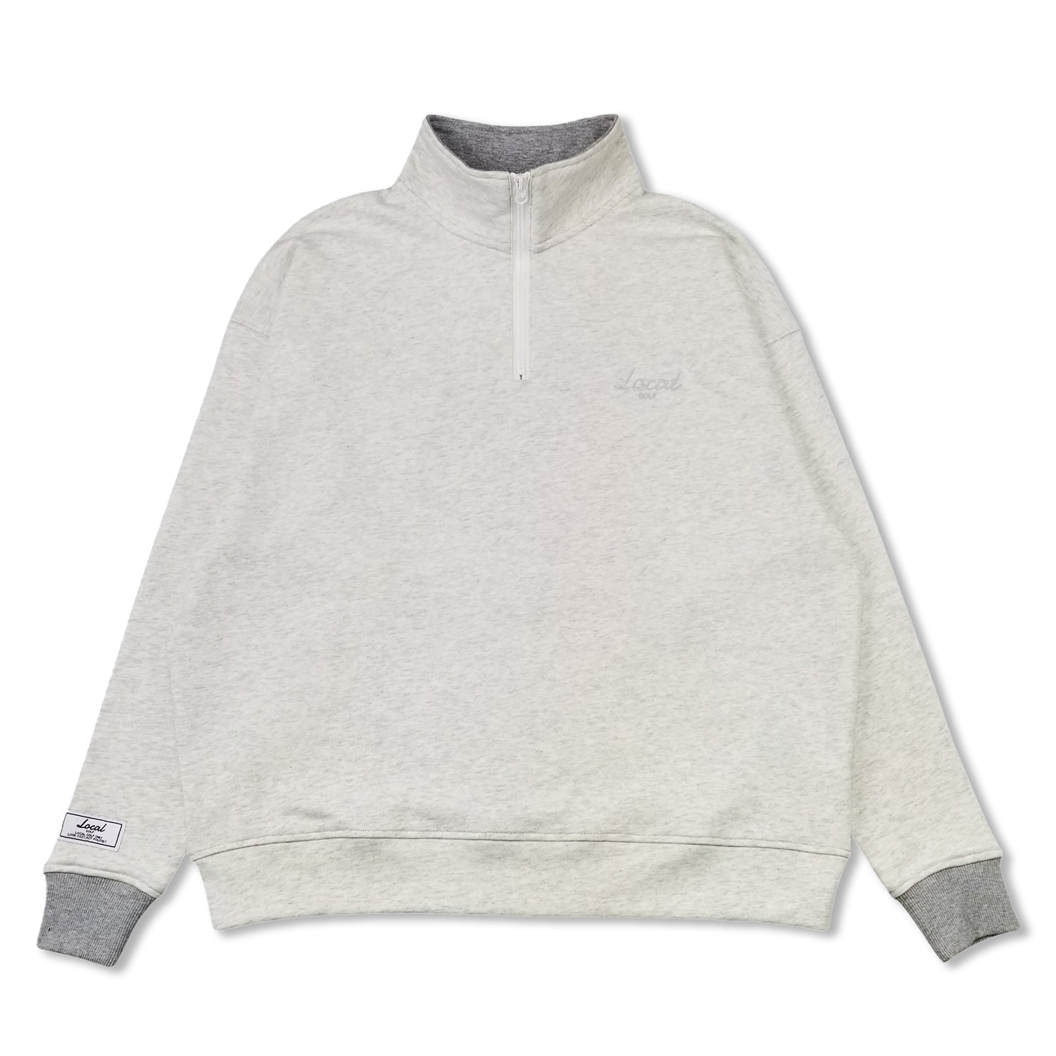 RUFFLOG®︎ HALF ZIP SWEATSHIRT BEIGE