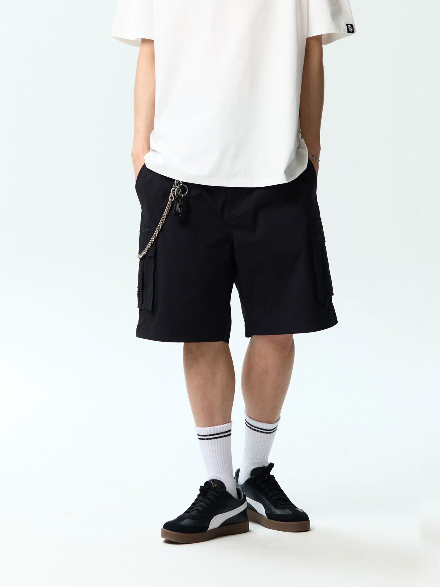 会員様限定 お買い得商品 Nylon RUFFLOG – Shorts Cargo Stretch メンズウェア