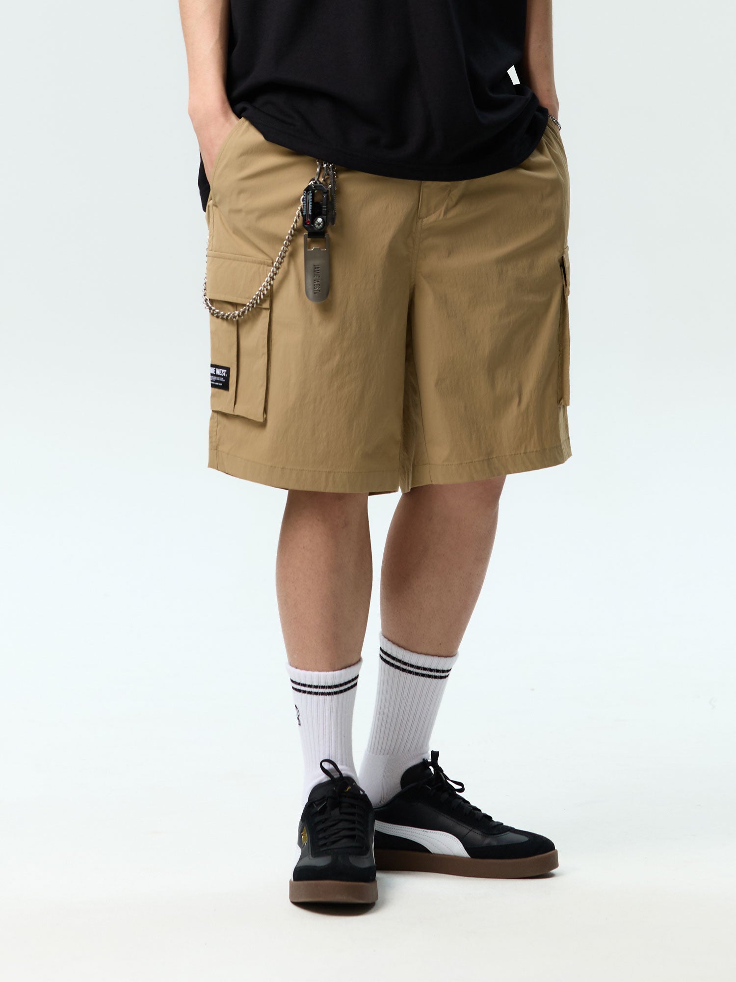 Nylon Stretch Cargo Shorts – RUFFLOG