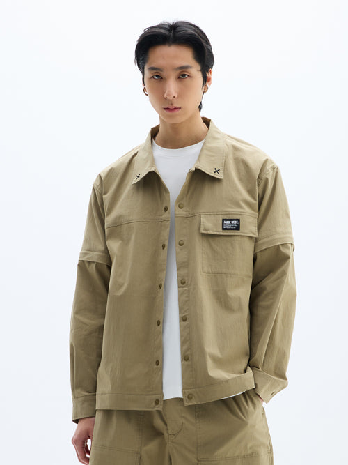 Detachable Collar Point Stretch Jacket
