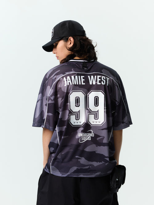No.99 Vneck Mesh Camo T-shirts