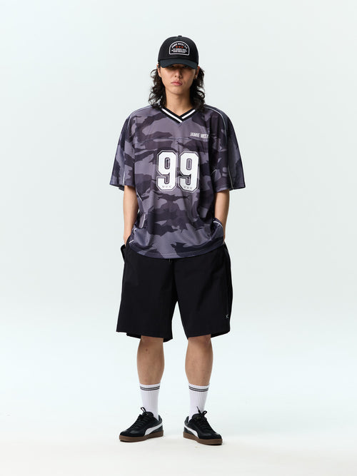 No.99 Vneck Mesh Camo T-shirts