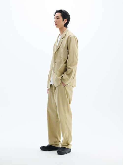 One Tuck Wide String Pants