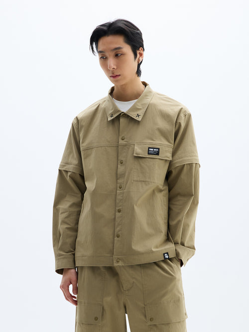 Detachable Collar Point Stretch Jacket