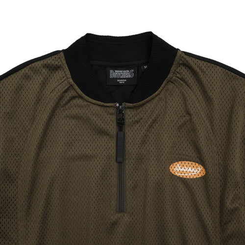 Mesh 2Tone H/Zip PO
