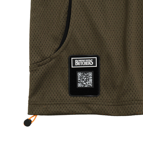 Mesh 2Tone H/Zip PO