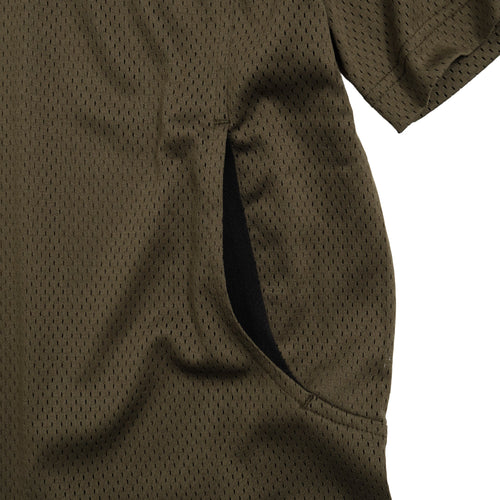 Mesh 2Tone H/Zip PO