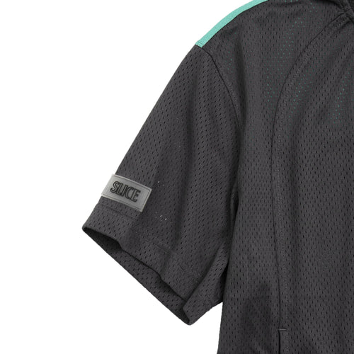 Mesh 2Tone H/Zip PO