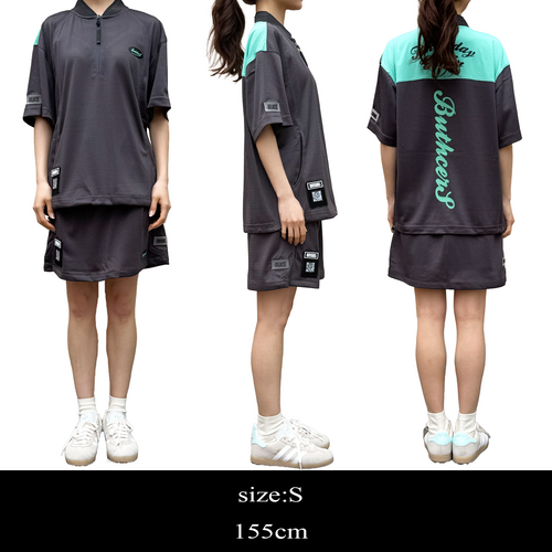 Mesh 2Tone H/Zip PO