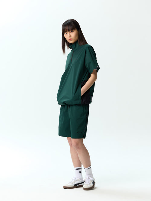 Half Zip-up Ventilation Stand Collar P-shirts