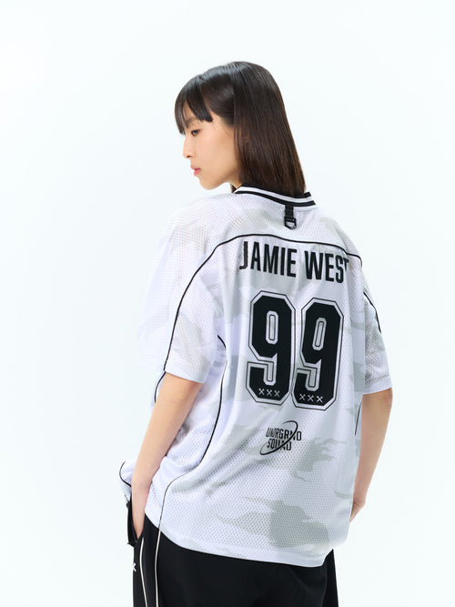 No.99 Vneck Mesh Camo T-shirts