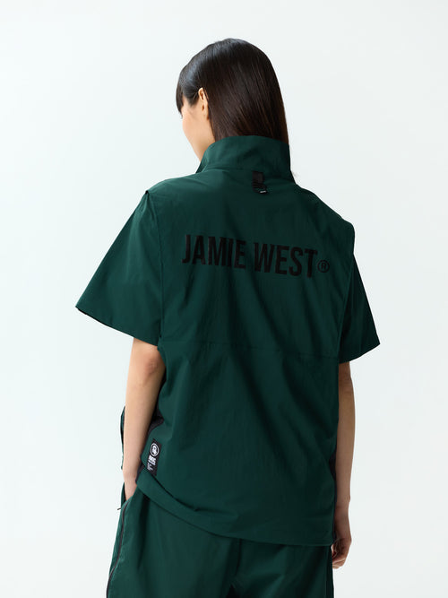 Half Zip-up Ventilation Stand Collar P-shirts