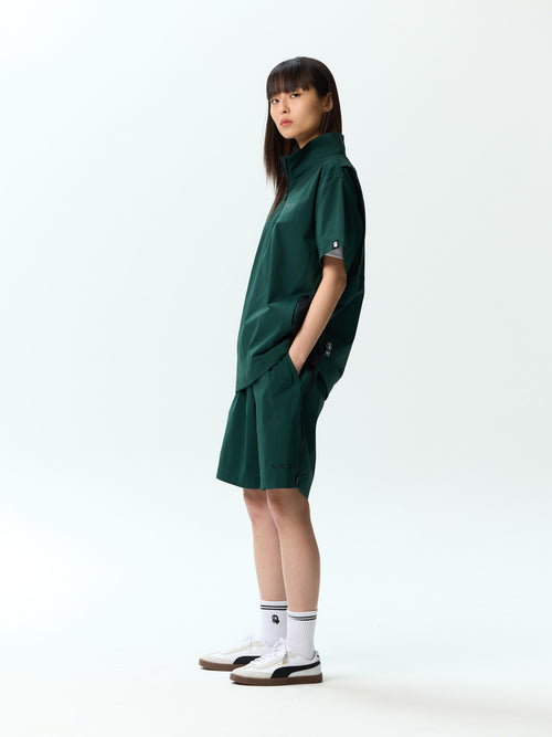 Half Zip-up Ventilation Stand Collar P-shirts