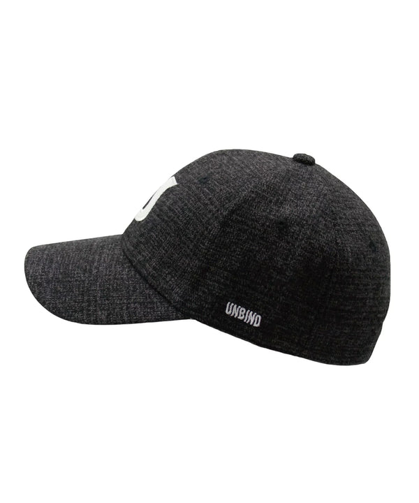 FEELS MELTON CAP CHECK CHARCOAL