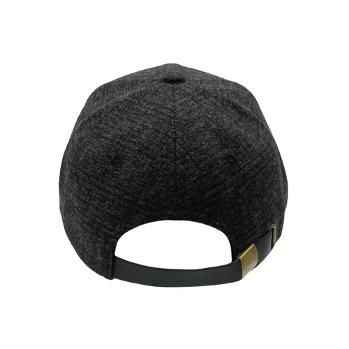 FEELS MELTON CAP CHECK CHARCOAL